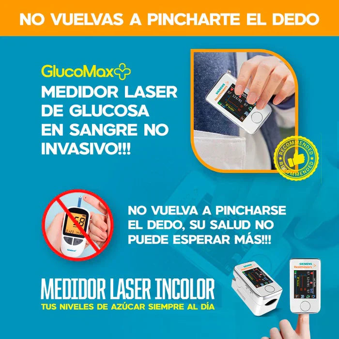 Promoción Por Black Friday 80% de descuento - Medidor de Glucosa en Sangre Multifunción 3 en 1, pulso, glucosa y presión + Envío gratis